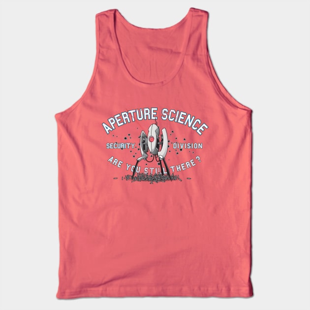 Aperture Science Security Division Tank Top by scumbugg